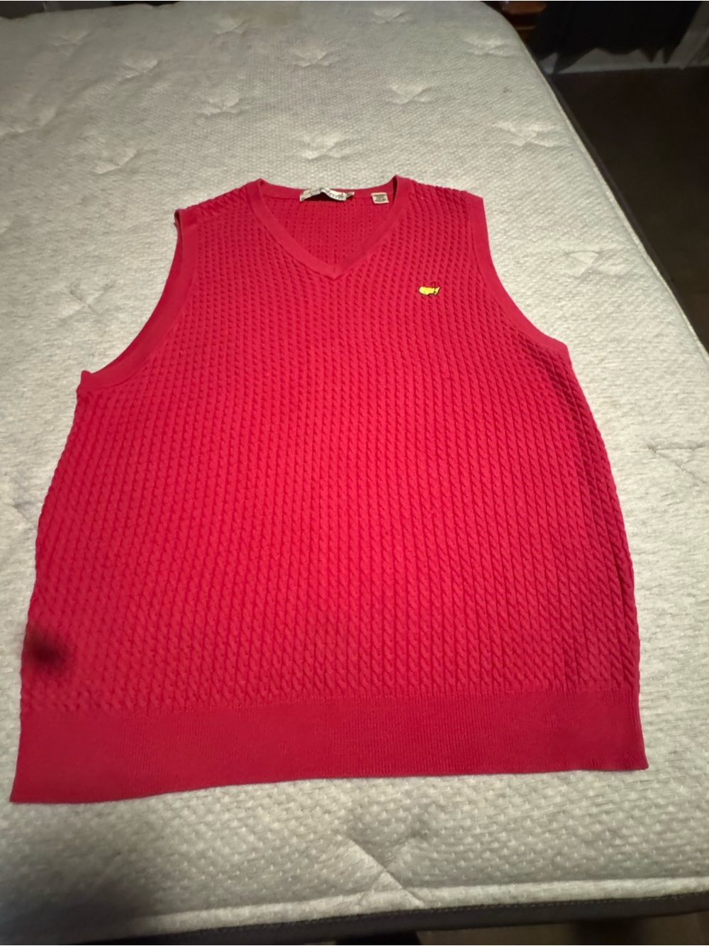 Women's pink  V-Neck Knit Sweater Vest